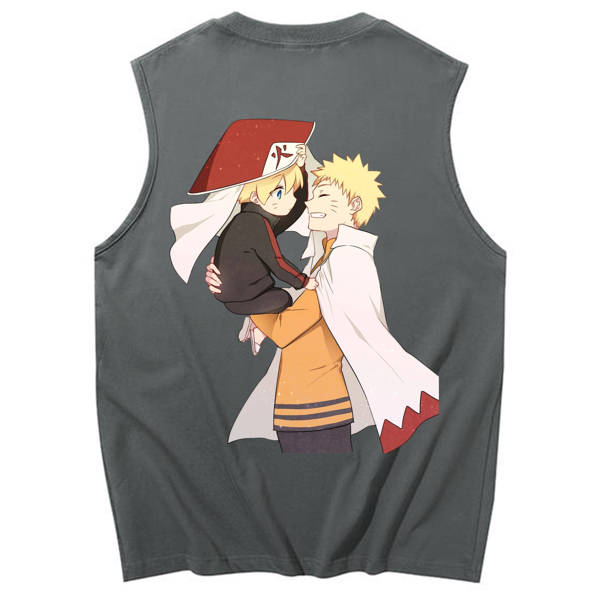 （画像用） NARUTO -ナルト- うずまき ナルト Uzumaki Naruto コットン100％タンクトップ（背面プリント）